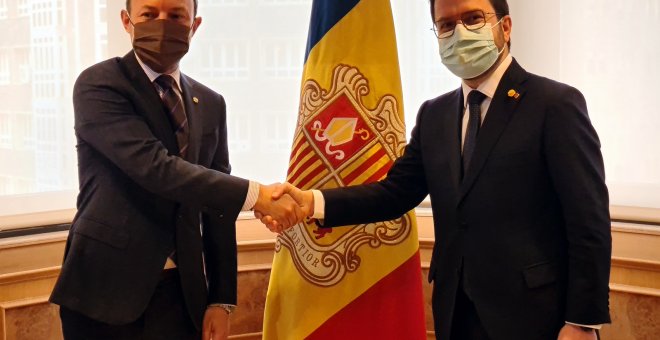Aragonès anuncia l'obertura d'una delegació de la Generalitat a Andorra