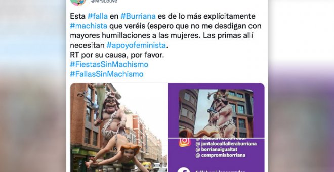 Violencia sexual y machismo en varias figuras de las fallas valencianas