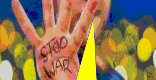 Que os quede claro: ¡No a la guerra!
