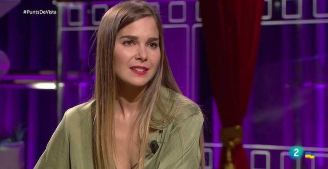 La actriz madrileña Natalia Sánchez exhibe su perfecto catalán en la tele y deja a todos impresionados