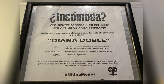 El aplaudido cartel de un bar de Fuengirola contra el acoso sexual