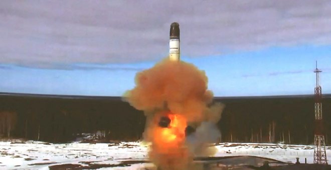 Rusia prueba con éxito el 'Satán 2', su nuevo misil intercontinental