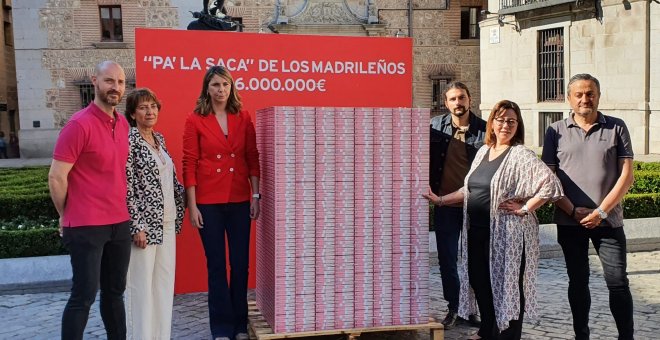 'Pa la saca': la campaña del PSOE para saber en qué se gastarían los barrios de Madrid los 6 millones de los comisionistas