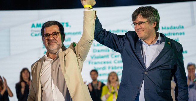 Puigdemont i Sànchez s’acomiaden de la direcció de JxCat amb dures crítiques a l'Estat que "castiga" Catalunya