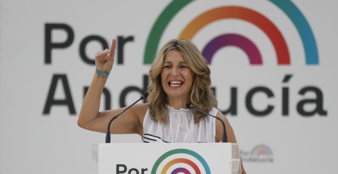 La izquierda confía en el efecto 'arrastre' de Yolanda Díaz para obtener buenos resultados el 28M