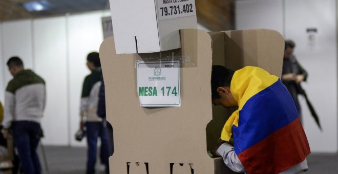 Las elecciones de Colombia, en imágenes
