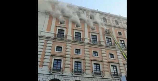 El Alcázar de Toledo sufre un incendio sin daños personales ni de patrimonio