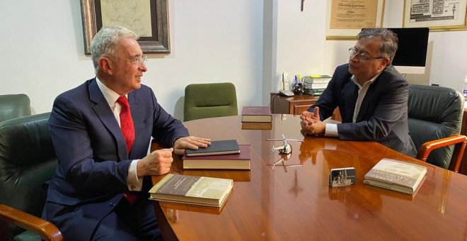 Gustavo Petro apuesta por el diálogo y se reúne con Álvaro Uribe