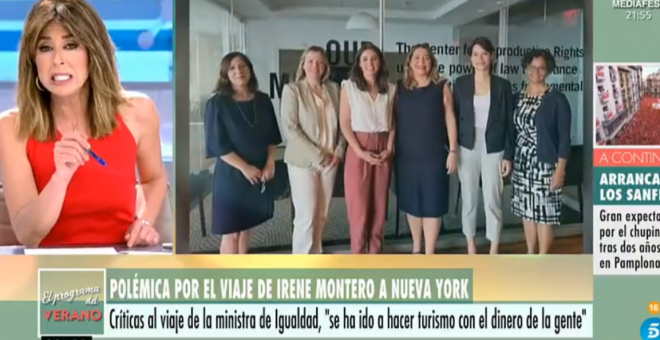 'El programa de Ana Rosa' rectifica el vídeo de Irene Montero sobre Melilla tras colar otro bulo de Inda sobre el viaje a Estados Unidos