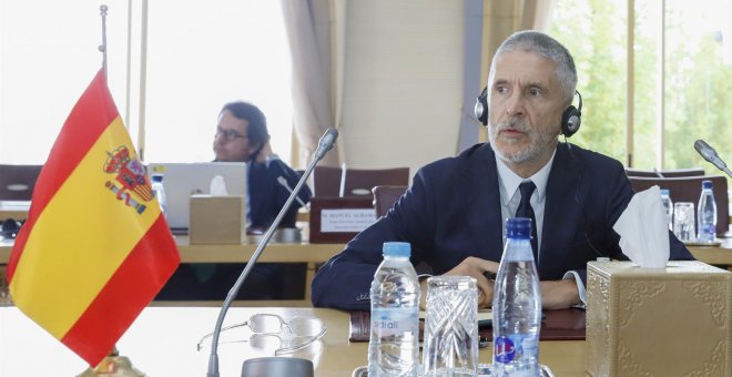 Marlaska elogia el "trabajo de contención de la migración irregular" del Gobierno marroquí tras la masacre de Melilla