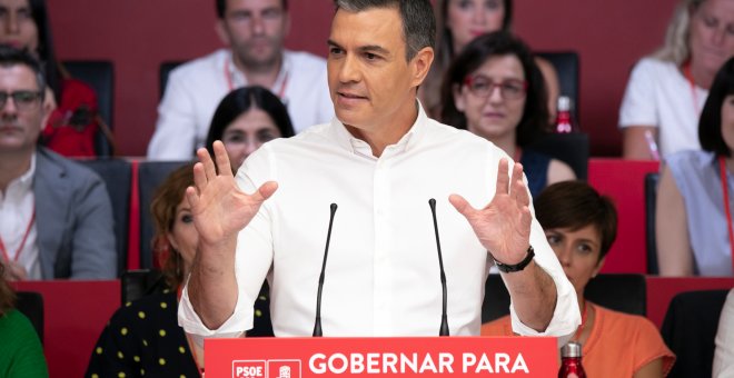 Pedro Sánchez activa la maquinària del PSOE en mode guerra electoral: "Toca fer una marxa més"