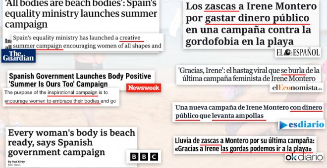 La campaña de Igualdad en la prensa internacional vs. en la española: "Aquí preferimos ser un poco rancios con el tema"