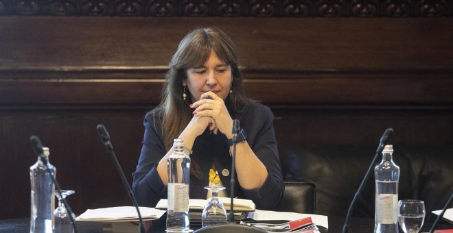 Laura Borràs, suspesa com a presidenta del Parlament