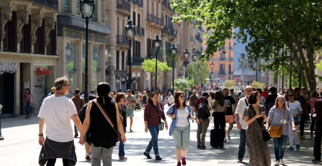 Dos carrers comercials barcelonins, entre els més cars d'Espanya