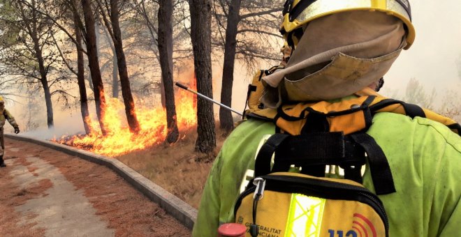Las terribles imágenes que dejan los incendios de Vall D'Ebo y Bejís