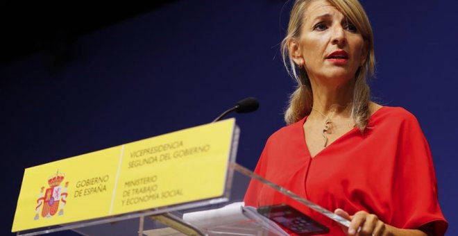 Yolanda Díaz, ante el triunfo de Meloni: "El resultado de las elecciones en Italia es muy triste y preocupante"