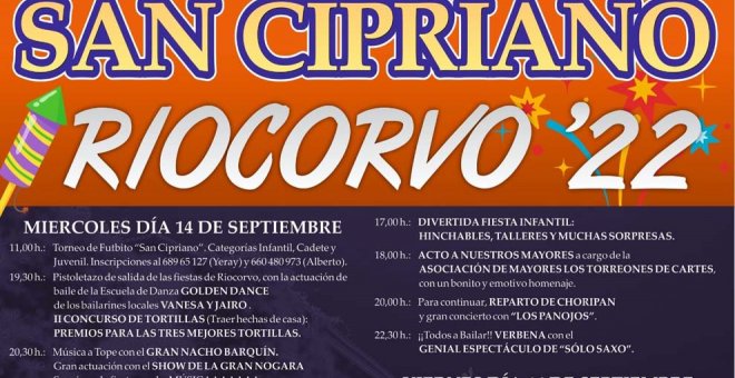 Comienzan las fiestas patronales de San Cipriano hasta el 16 de septiembre