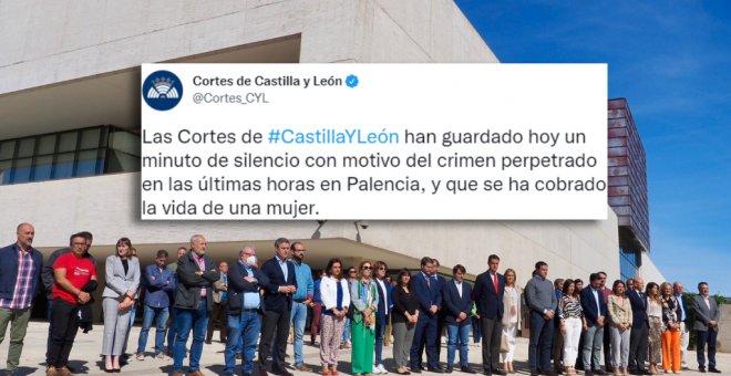 Las Cortes de Castilla y León blanquean la violencia machista en un minuto de silencio: "Un crimen perpetrado, ¿así sin más?"
