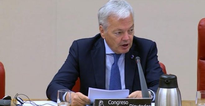El comisario Reynders rebaja las expectativas de su visita a España y dice que no es su tarea la renovación del CGPJ