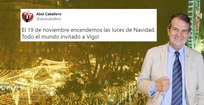 Abel Caballero anuncia la fecha del alumbrado de las luces de Navidad en Vigo y desata la locura: "19 de noviembre fum fum fum"