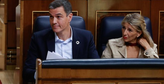 La investidura de Feijóo y el programa de Gobierno dividen a PSOE y Sumar