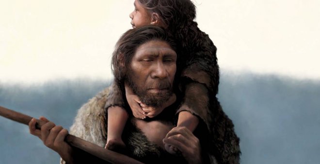 Así era la primera familia neandertal