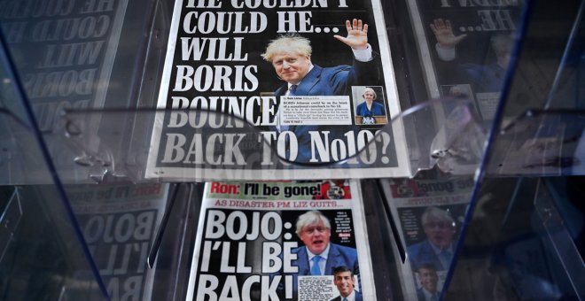Boris Johnson regresa a Reino Unido ante la posibilidad de recuperar el liderazgo conservador