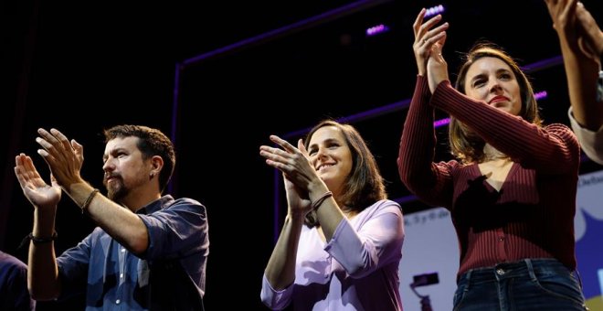 Logo renovado, baño militante y rearme ideológico: Podemos se lanza a la carrera electoral