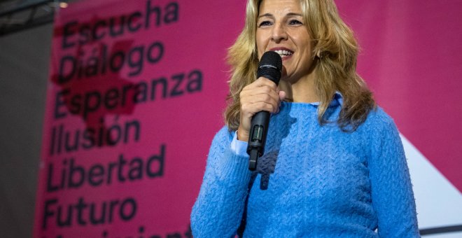 Yolanda Díaz reunirá en un acto de su plataforma Sumar en València a Compromís, IU y Podemos