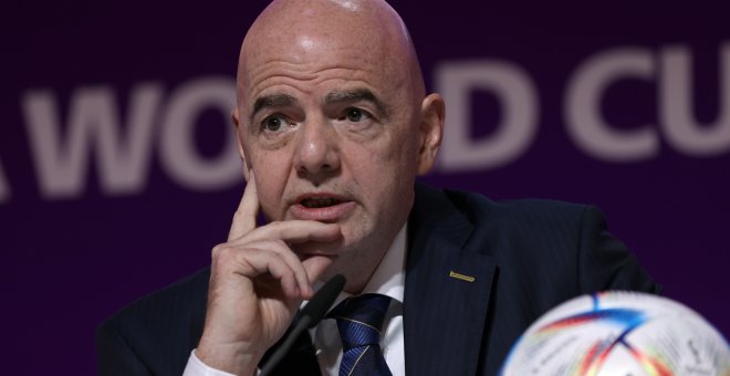 El presidente de la FIFA defiende el Mundial y a Catar y acusa a Occidente de "doble moral" e "hipocresía"