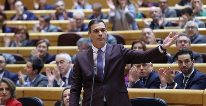 Sánchez se hace fuerte en el Senado frente a un Feijóo cuestionado por el propio PP