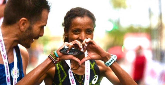 Woldu Mekdes, la atleta que ganó a todos los hombres en la Media Maratón de Málaga