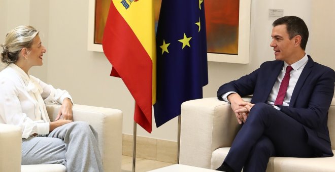 El Gobierno se plantea un tándem Pedro Sánchez-Yolanda Díaz en la moción de censura de Vox
