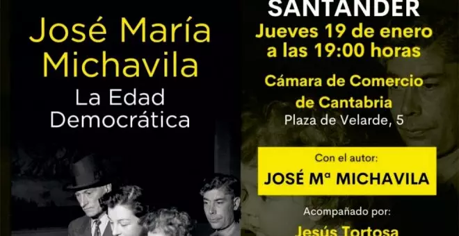 El exministro de Justicia José María Michavila presenta el jueves en Santander su libro 'La edad democrática'