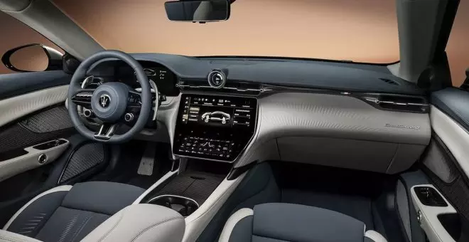 Así es el interior del próximo coche eléctrico de Maserati, el GranTurismo Folgore