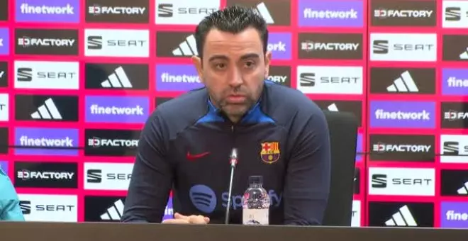 Xavi: "Cuando Gavi va a la selección es una maravilla y cuando juega en el Barça se pasa de la raya"