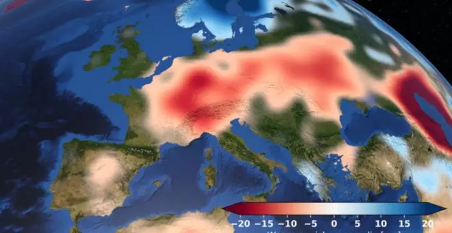 Los datos por satélite muestran una sequía persistente en Europa