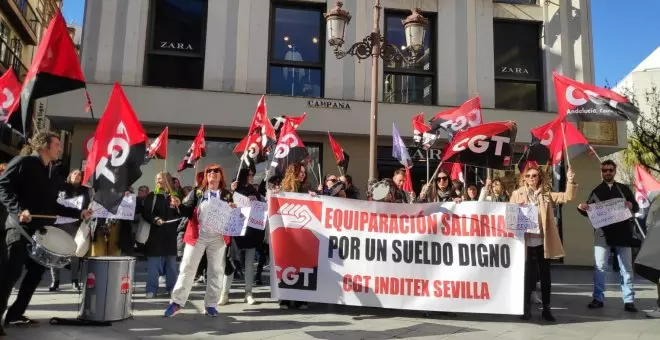 Las dependientas de Inditex rechazan el "humillante" 3% de anticipo que les ofrece la empresa y volverán a la huelga
