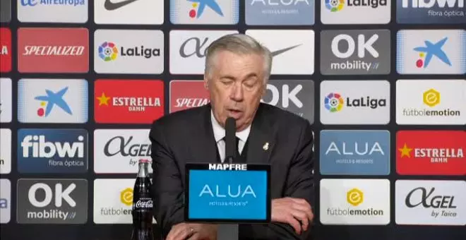 Ancelotti se resigna tras perder contra el Mallorca: "Era el partido que esperábamos"