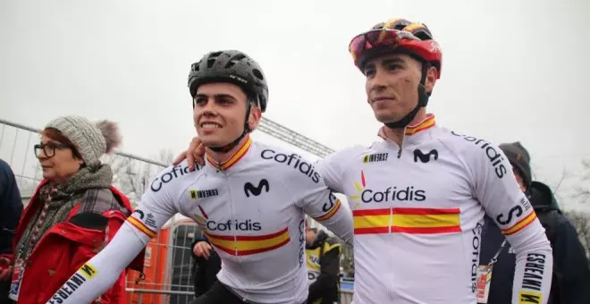 Los cántabros Alain Suárez y Gonzalo Inguanzo participaron en el Mundial sub 23 de ciclocross