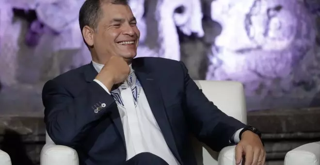 Rafael Correa canta victoria electoral en Ecuador mientras Guillermo Lasso guarda silencio tras el batacazo del oficialismo