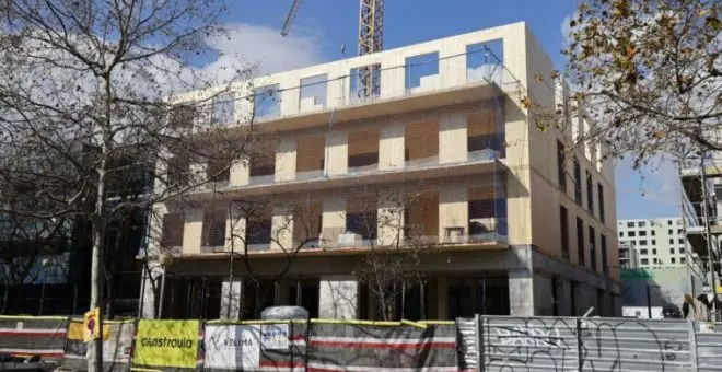 Sant Martí tendrá 42 nuevas viviendas públicas construidas con más de 1.000 piezas de madera