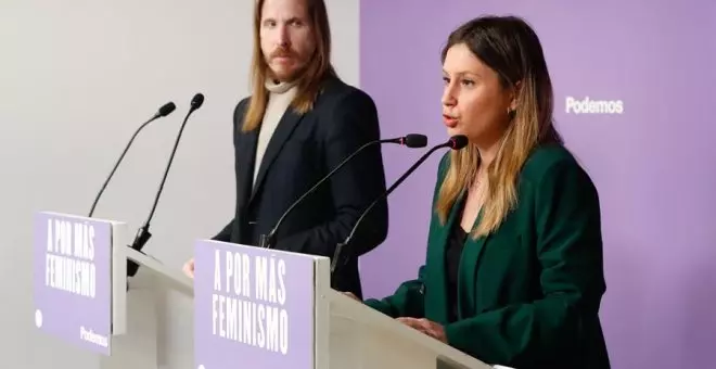 Podemos, sobre la reforma del PSOE de la ley del 'solo sí es sí': "Volver atrás es una traición al movimiento feminista"