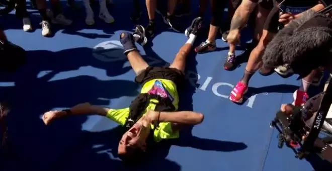 Alex Roca se convierte en la primera persona con un 76% de discapacidad física en completar una maratón