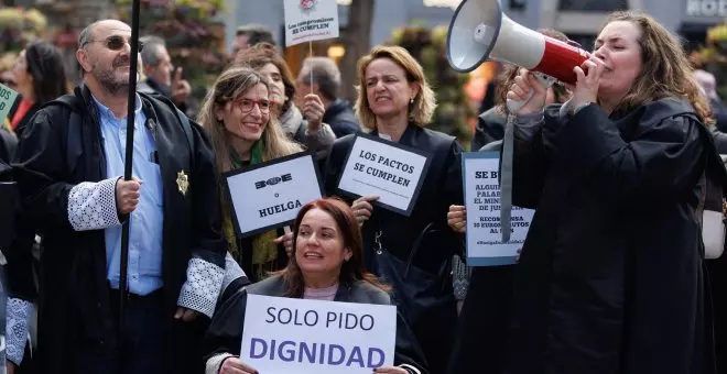 Los letrados judiciales ponen fin a su huelga tras pactar una subida salarial de 450 euros mensuales con Justicia