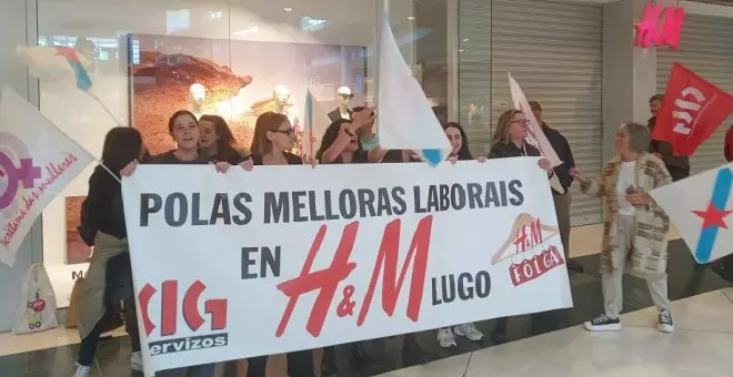 Las dependientas de H&M en Galicia recogen el testigo de la huelga de sus compañeras de Inditex