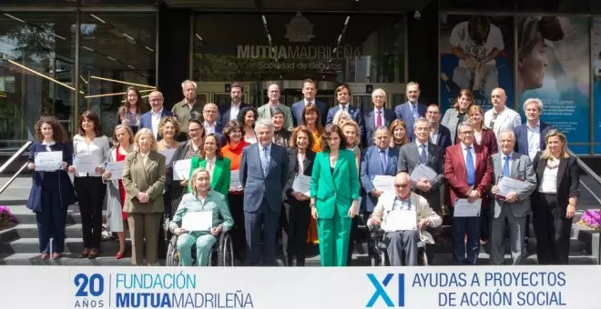 Fundación Mutua Madrileña otorga más de un millón de euros a 34 proyectos de ONG españolas que ayudarán a 20.500 personas