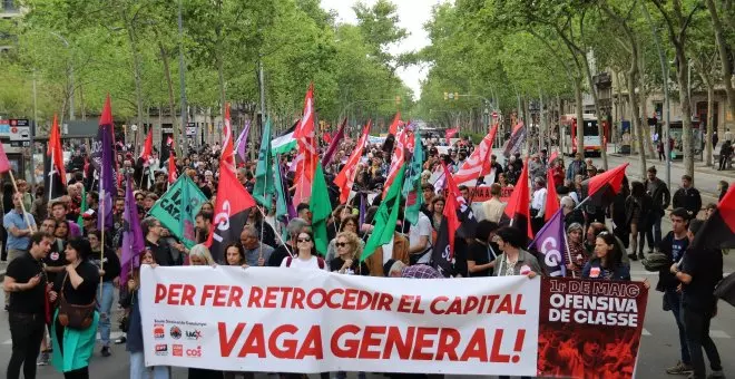 El sindicalisme alternatiu també surt als carrers l'1 de maig i fa una crida a "passar a l'ofensiva de classe"