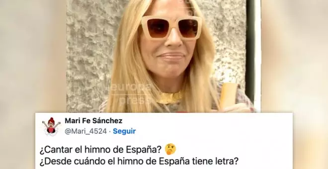 Marta Sánchez dice que siente "pena" por los que pitaron su himno en la final de la Copa del Rey y le llueven las respuestas