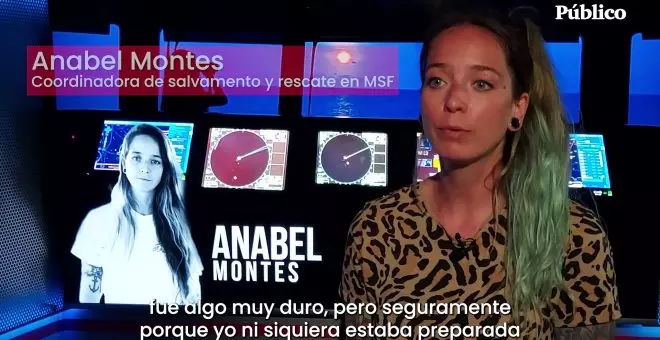 Anabel Montes, responsable de rescates en MSF: "El Mediterráneo que dejo es mucho más cruel que el de 2015"